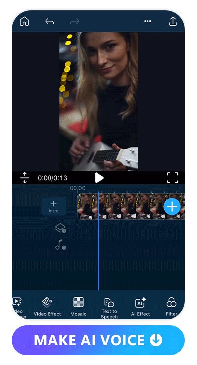 파워디렉터의 텍스트 음성 변환 기능 워크플로